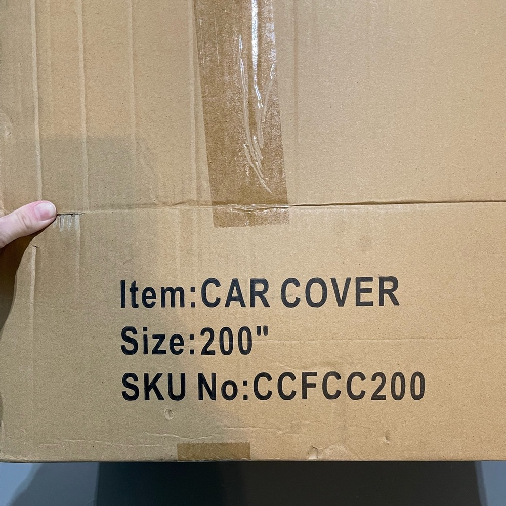 Car cover never used